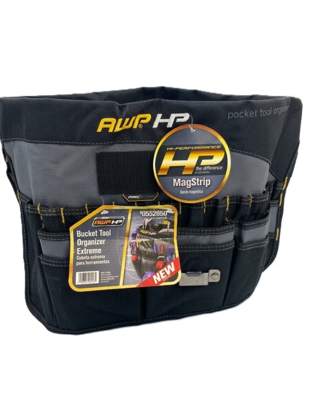 AWP HP 51-Pocket Bucket Tool Organizer Extreme